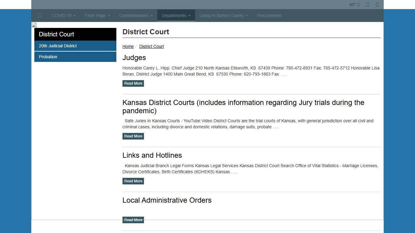 Barton County - District Court